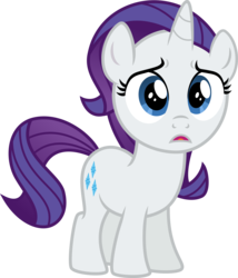 Size: 4828x5630 | Tagged: safe, artist:osipush, rarity, g4, the cart before the ponies, absurd resolution, cute, female, filly, filly rarity, inkscape, open mouth, raribetes, simple background, solo, transparent background, upset, vector, younger