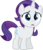 Size: 4828x5630 | Tagged: safe, artist:osipush, rarity, g4, the cart before the ponies, absurd resolution, cute, female, filly, filly rarity, inkscape, open mouth, raribetes, simple background, solo, transparent background, upset, vector, younger