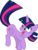 Size: 4562x6000 | Tagged: safe, artist:slb94, twilight sparkle, alicorn, pony, g4, the hooffields and mccolts, absurd resolution, behaving like a dog, excited, female, folded wings, looking back, mare, simple background, solo, transparent background, twilight sparkle (alicorn), vector