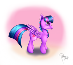 Size: 2600x2300 | Tagged: safe, artist:ferasor, twilight sparkle, alicorn, pony, g4, female, high res, solo, twilight sparkle (alicorn)