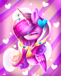 Size: 1024x1280 | Tagged: safe, artist:naciax3, princess cadance, pony, g4, female, solo