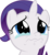 Size: 2100x2303 | Tagged: safe, artist:bluetech, rarity, pony, unicorn, g4, the cart before the ponies, .svg available, bust, crying, female, filly, filly rarity, high res, horn, inkscape, lip quiver, portrait, simple background, solo, transparent background, vector