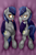 Size: 5906x8858 | Tagged: safe, artist:cremedelaclop, oc, oc only, oc:echo, bat pony, pony, absurd resolution, bat wings, body pillow, body pillow design, butt, fangs, forked tongue, pillow, plot, solo, tongue out, underhoof, wings