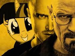 Size: 260x194 | Tagged: safe, twilight sparkle, g4, breaking bad, glasses, intruder, jesse pinkman, walter white