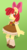 Size: 637x1173 | Tagged: safe, artist:needsmoarg4, apple bloom, earth pony, anthro, g4, adorabloom, clothes, cute, dress, female, gradient background, lineless, red hair, red tail, solo, young