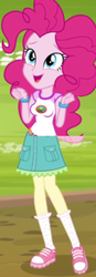 Size: 190x548 | Tagged: safe, edit, edited screencap, screencap, fluttershy, pinkie pie, equestria girls, g4, my little pony equestria girls: legend of everfree, clothes, skirt