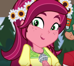 Size: 576x518 | Tagged: safe, screencap, gloriosa daisy, timber spruce, equestria girls, g4, my little pony equestria girls: legend of everfree, cropped, cute, daisybetes, magical geodes