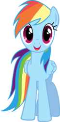 Size: 5000x10065 | Tagged: safe, artist:richhap, rainbow dash, g4, absurd resolution, cute, female, simple background, solo, transparent background, vector