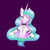 Size: 1000x1000 | Tagged: safe, artist:mintiigo, princess celestia, g4, collar, female, grin, one eye closed, piercing, punklestia, smiling, solo, wink