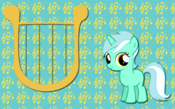 Size: 2560x1600 | Tagged: safe, artist:alicehumansacrifice0, lyra heartstrings, g4, cute, female, filly, lyrabetes, lyre, solo, wallpaper