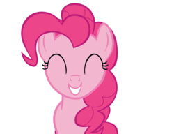 Size: 2070x1593 | Tagged: safe, artist:tryhardbrony, pinkie pie, g4, ^^, cute, eyes closed, female, simple background, solo, transparent background, vector