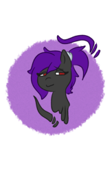 Size: 2152x3296 | Tagged: safe, artist:jodi sli, oc, oc only, oc:myst, pony, pony town, abstract background, bust, high res, portrait, simple background, solo, transparent background