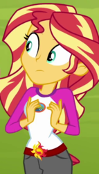 Size: 320x560 | Tagged: safe, screencap, sunset shimmer, equestria girls, g4, my little pony equestria girls: legend of everfree, cropped, female, solo