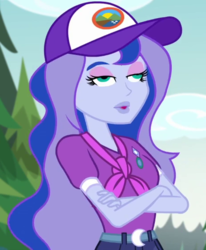 Size: 463x563 | Tagged: safe, screencap, princess luna, vice principal luna, equestria girls, g4, my little pony equestria girls: legend of everfree, cropped, faic, female, great moments in animation, mid-blink screencap, solo
