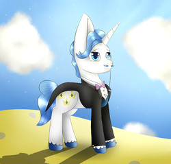 Size: 2347x2248 | Tagged: safe, artist:zakremciajkamala, fancypants, pony, g4, high res, male, solo