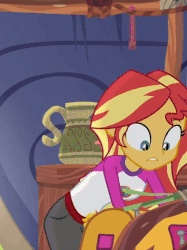 Size: 393x526 | Tagged: safe, screencap, sunset shimmer, equestria girls, g4, my little pony equestria girls: legend of everfree, animated, cropped, female
