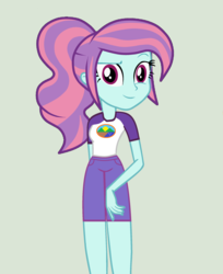 Size: 1918x2347 | Tagged: safe, artist:3d4d, sunny flare, equestria girls, g4, my little pony equestria girls: legend of everfree, adoraflare, alternate hairstyle, base used, camp everfree outfits, clothes, cute, simple background