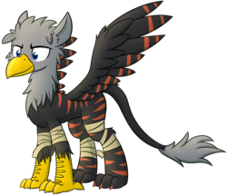 Size: 2232x1926 | Tagged: safe, artist:moemneop, oc, oc only, oc:black lights, griffon, solo