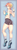 Size: 1033x3100 | Tagged: safe, artist:figgot, rainbow dash, human, g4, ass, body pillow, body pillow design, butt, female, humanized, ipod, looking at you, mp3 player, solo, tattoo