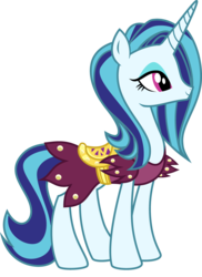 Size: 1024x1409 | Tagged: safe, artist:blah23z, sassy saddles, sonata dusk, pony, unicorn, g4, female, recolor, simple background, solo, transparent background