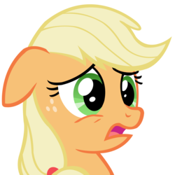 Size: 3000x3000 | Tagged: safe, artist:vexorb, applejack, g4, female, high res, missing accessory, simple background, solo, transparent background, vector
