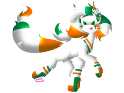 Size: 1024x768 | Tagged: safe, artist:vanillaswirl6, oc, oc only, pony, ireland, irish, nation ponies, ponified, solo, vanillaswirl6's nation ponies