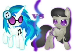 Size: 4321x3073 | Tagged: safe, artist:spophia, dj pon-3, octavia melody, vinyl scratch, pony, g4, duo