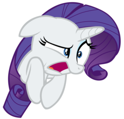 Size: 7300x7000 | Tagged: safe, artist:tardifice, rarity, g4, rarity takes manehattan, absurd resolution, faic, female, open mouth, simple background, solo, transparent background, vector