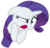 Size: 7300x7000 | Tagged: safe, artist:tardifice, rarity, g4, my little pony: friendship is magic, rarity takes manehattan, absurd resolution, faic, female, open mouth, simple background, solo, transparent background, vector