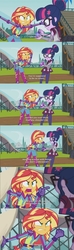 Size: 640x2152 | Tagged: safe, edit, edited screencap, screencap, sci-twi, sunset shimmer, twilight sparkle, equestria girls, g4, my little pony equestria girls: friendship games, caption, meme, meme origin, sunset yells at twilight