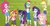 Size: 1346x691 | Tagged: safe, edit, edited screencap, screencap, applejack, fluttershy, pinkie pie, rainbow dash, rarity, sci-twi, sunset shimmer, twilight sparkle, equestria girls, g4, my little pony equestria girls: legend of everfree, female, fluttershipper, humane five, humane seven, humane six, implied shipping, lesbian, ship:appledash, ship:pinkiedash, ship:raridash, ship:sci-twishimmer, ship:sunsetsparkle, shipper on deck, shipping