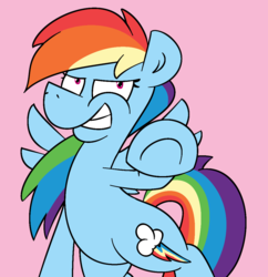 Size: 1044x1080 | Tagged: safe, artist:cowsrtasty, rainbow dash, g4, female, looking at you, solo