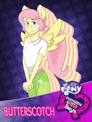 Size: 3000x4000 | Tagged: safe, artist:php37, fluttershy, equestria girls, g4, butterscotch, equestria guys, male, ponied up, rule 63, solo