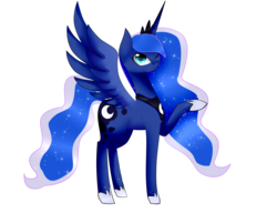 Size: 3000x2305 | Tagged: safe, artist:php146, princess luna, g4, female, high res, solo