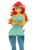 Size: 2000x2700 | Tagged: safe, artist:rumi, sunset shimmer, equestria girls, g4, breasts, busty sunset shimmer, clothes, crossed arms, cute, female, high res, looking at you, pants, simple background, smiling, solo, tank top, transparent background