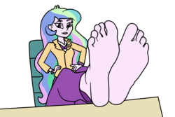 Size: 800x534 | Tagged: safe, artist:jaggerjack76, princess celestia, principal celestia, equestria girls, g4, barefoot, feet, female, foot fetish, foot focus, soles, solo