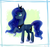 Size: 1609x1505 | Tagged: safe, artist:alexisthecreep13, princess luna, g4, female, lineless, raised hoof, solo