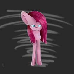 Size: 3200x3200 | Tagged: safe, artist:sunshinejoyyt, pinkie pie, g4, ear piercing, earring, female, high res, jewelry, piercing, pinkamena diane pie, solo