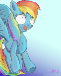 Size: 1120x1400 | Tagged: safe, artist:halflingpony, rainbow dash, pony, g4, female, solo