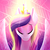 Size: 2000x2000 | Tagged: safe, artist:kary-draws, princess cadance, alicorn, pony, g4, eyes closed, female, high res, solo