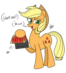 Size: 1000x1096 | Tagged: safe, artist:ladyanidraws, applejack, g4, newbie artist training grounds, treasure chest