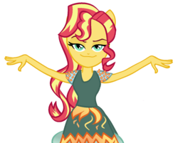 Size: 1182x950 | Tagged: safe, artist:berrypunchrules, sunset shimmer, equestria girls, g4, simple background, transparent background