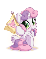 Size: 1100x1400 | Tagged: safe, artist:bobdude0, sweetie belle, pony, unicorn, g4, blushing, cute, diasweetes, female, filly, open mouth, solo, underhoof