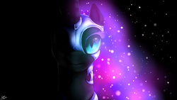 Size: 1366x768 | Tagged: safe, artist:thesoldierofelement, nightmare moon, g4, female, looking at you, solo