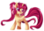 Size: 1024x714 | Tagged: safe, artist:centchi, oc, oc only, oc:seren song, pony, unicorn, hair bow, solo, watermark