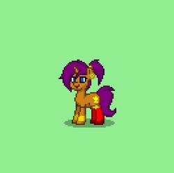 Size: 398x396 | Tagged: safe, genie, pony, pony town, ponified, shantae, shantae (character), solo