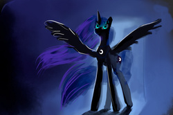 Size: 500x331 | Tagged: safe, anonymous artist, princess luna, g4, female, solo