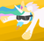 Size: 311x286 | Tagged: safe, artist:threetwotwo32232, princess celestia, g4, female, food, ice cream, sea salt ice cream, solo