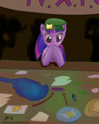 Size: 840x1050 | Tagged: safe, artist:halflingpony, twilight sparkle, pony, g4, beret, female, solo