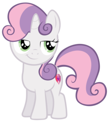 Size: 7000x7800 | Tagged: safe, artist:tardifice, sweetie belle, g4, the fault in our cutie marks, absurd resolution, female, photoshop, simple background, solo, the cmc's cutie marks, transparent background, vector